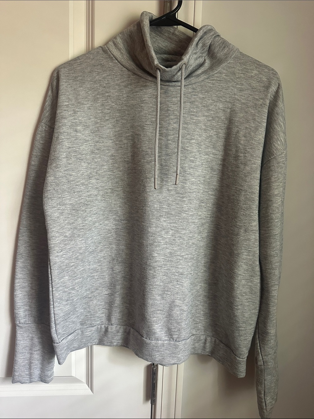 Cozie by Pink Rose Light Grey Turtleneck Pullover